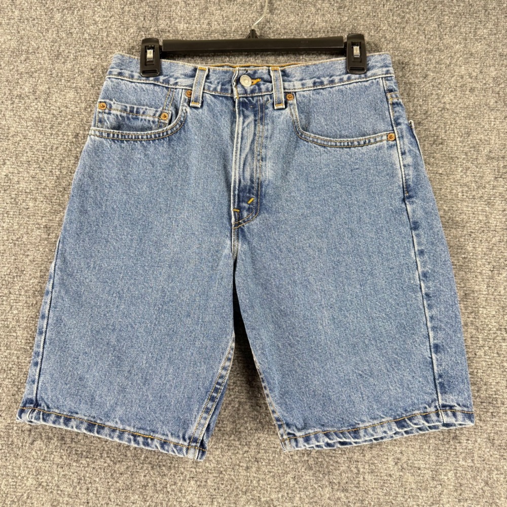 Vintage Levi's 505 Regular Fit Denim Shorts Men's 31 Blue Cotton USA Made
